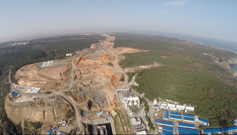 3. Köprüye ilk çelik tabliyeler yerleştirildi