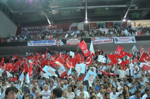 CHP'nin 34. kurultayından kareler