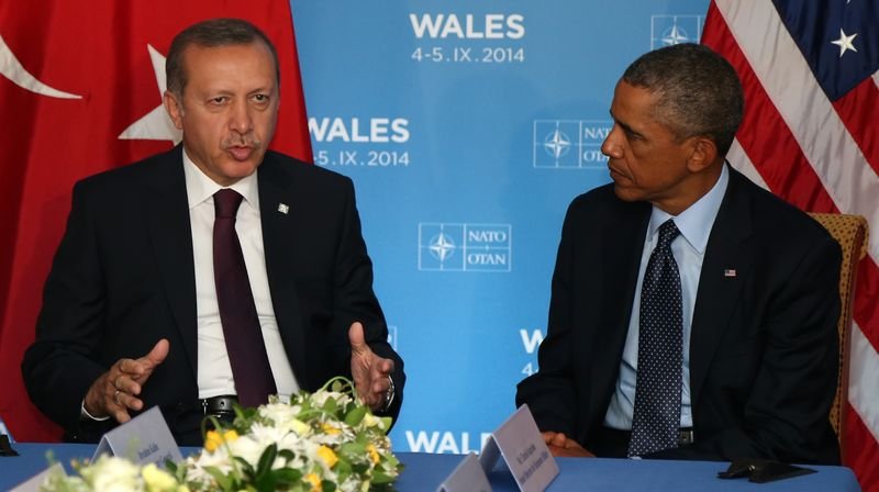 Erdoğan-Obama görüşmesinden kareler