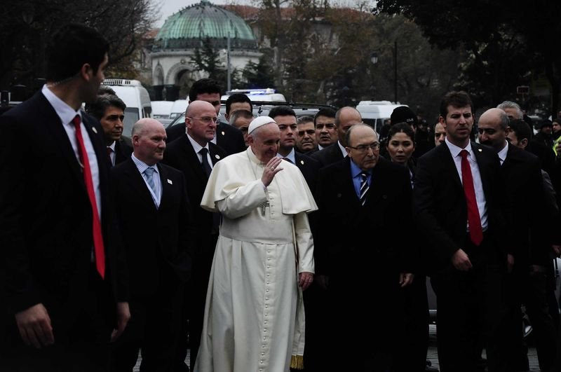 Papa Franciscus  Sultanahmet'te