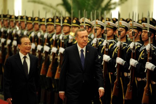 Başbakan Erdoğan'a Çin'de resmi tören 