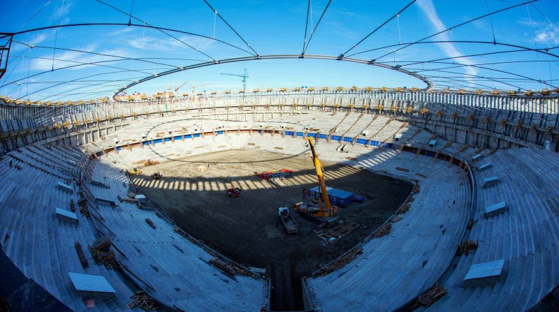 Türklerin inşa ettiği dünyanın en lüks stadı