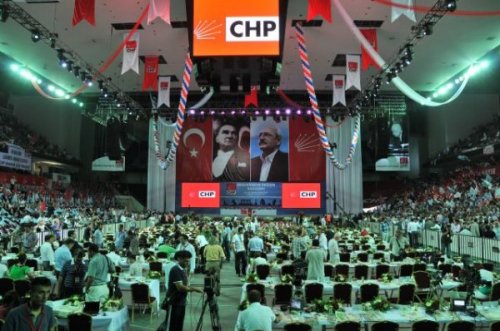 CHP'nin 34. kurultayından kareler