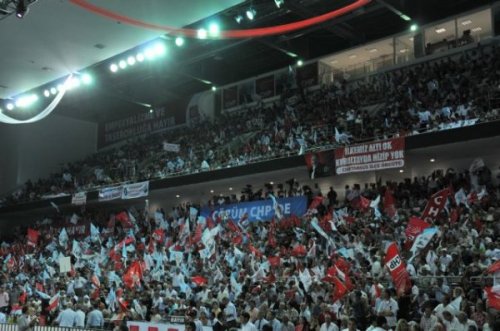 CHP'nin 34. kurultayından kareler