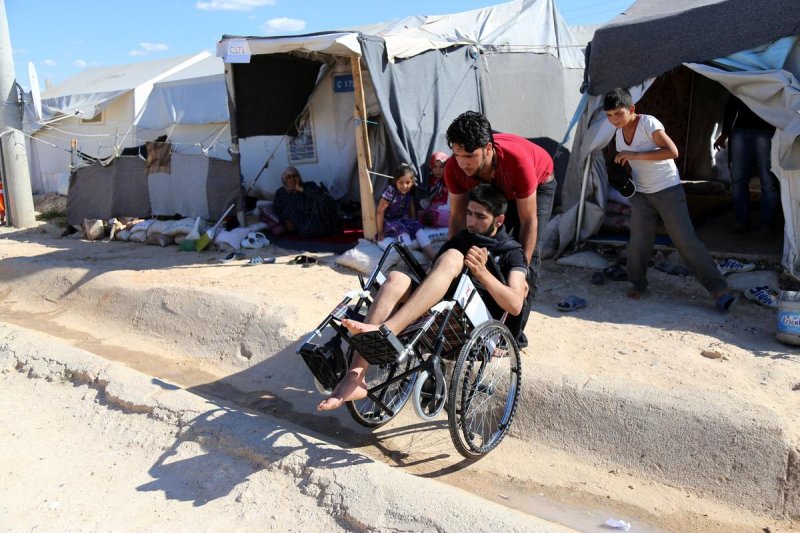 Savaşın engelli yaşamaya mahkum ettiği Suriyeliler