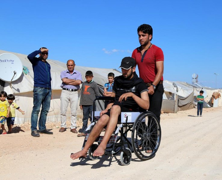 Savaşın engelli yaşamaya mahkum ettiği Suriyeliler