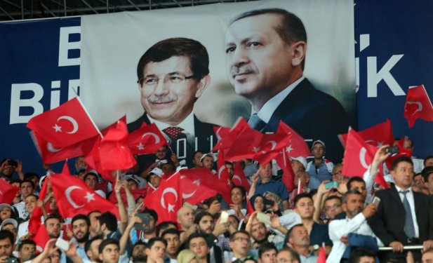 AK Parti'nin veda kongresinden görüntüler