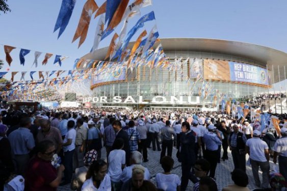 AK Parti'nin veda kongresinden görüntüler