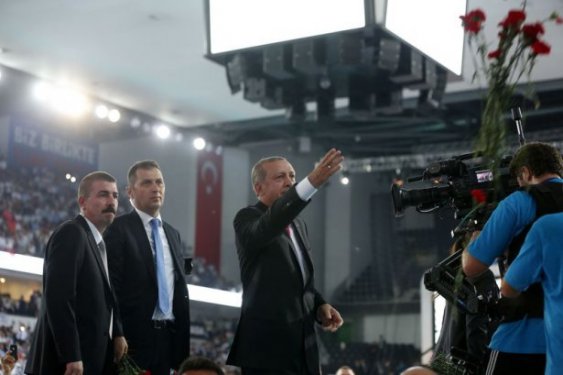 AK Parti'nin veda kongresinden görüntüler