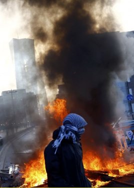 Almanya'da Avrupa Merkez Bankası'na protesto