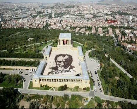 Anıtkabir'de rekor denemesinden görüntüler