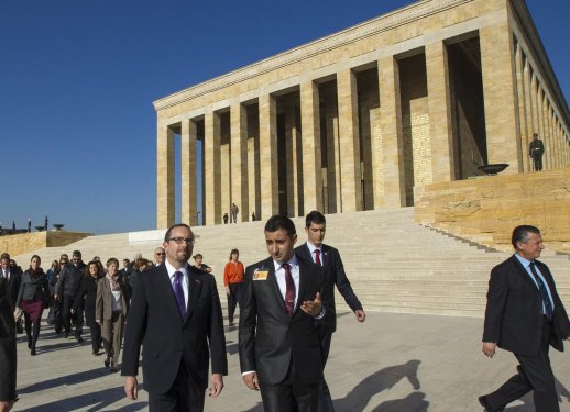 Ankara'da ilk tören Anıtkabir'de