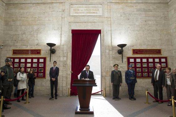 Ankara'da ilk tören Anıtkabir'de