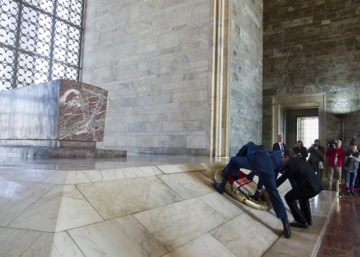 Ankara'da ilk tören Anıtkabir'de