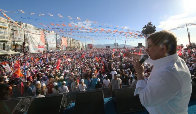 Başbakan Davutoğlu'nun İzmir mitingi