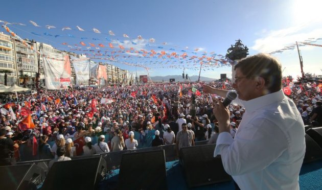 Başbakan Davutoğlu'nun İzmir mitingi