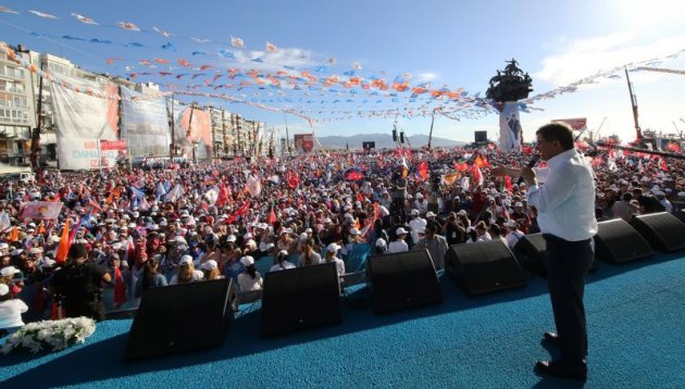 Başbakan Davutoğlu'nun İzmir mitingi