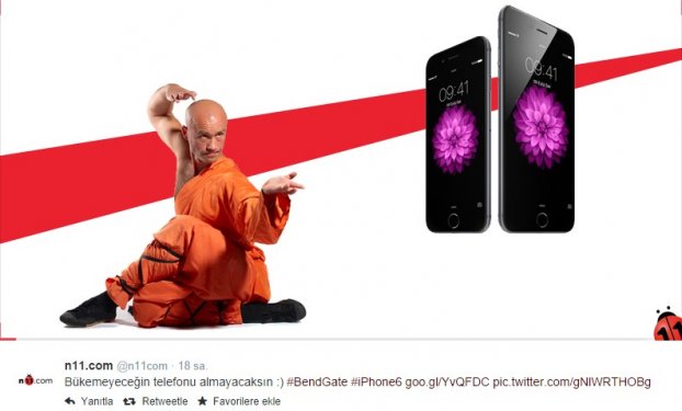 Bükülebilen iPhone 6 alay konusu oldu