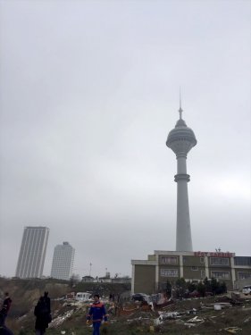 Büyükçekmece'deki helikopter kazasından görüntüler