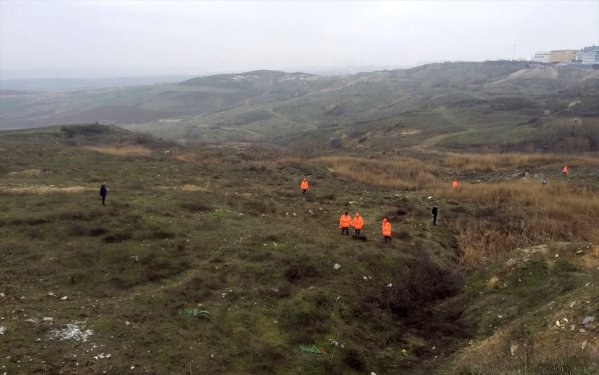 Büyükçekmece'deki helikopter kazasından görüntüler