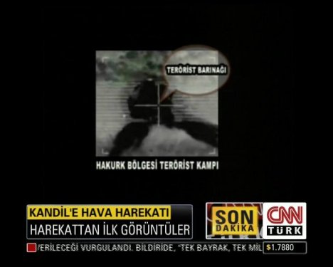 Kandil hava harekatından ilk görüntüler