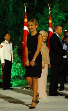 Cumhurbaşkanı Erdoğan'ın Köşk'teki ilk resepsiyonu