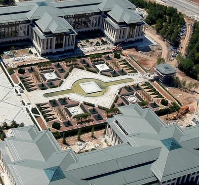 Cumhurbaşkanı Erdoğan'a Beyaz Saray tarzı ofis