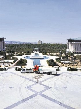 Cumhurbaşkanı Erdoğan'a Beyaz Saray tarzı ofis