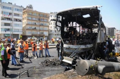 Giresun'da yolcu otobüsü yandı: 9 ölü 