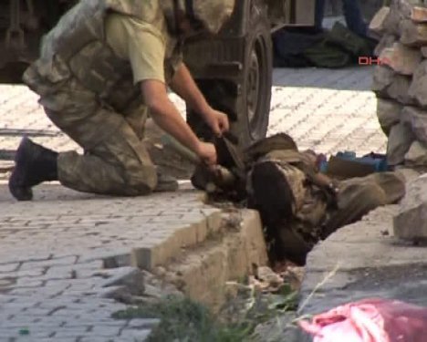 Beytüşşebap'ta çatışma sonrası görüntüler