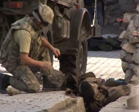 Beytüşşebap'ta çatışma sonrası görüntüler