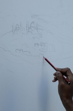 Dahi Bellek Stephen Wiltshire İstanbul'u çizdi