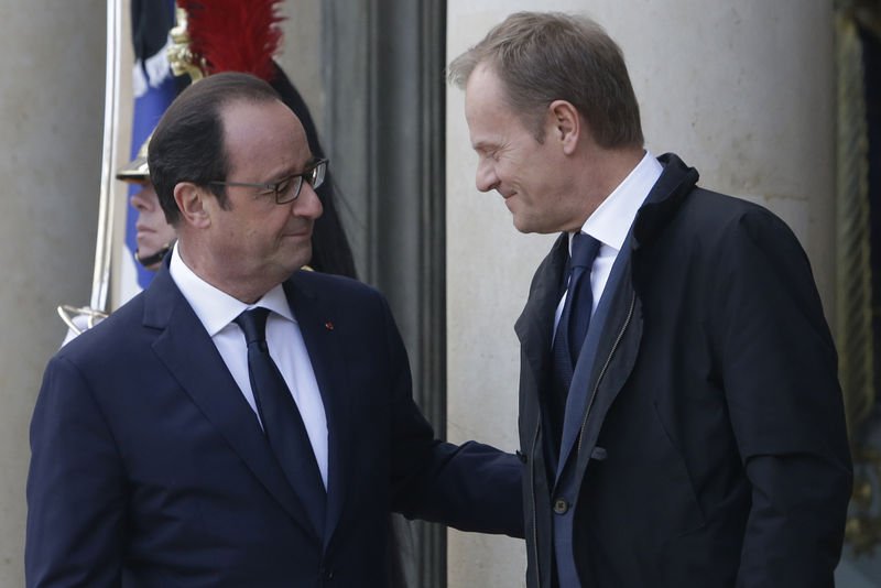 Dünya liderleri teröre karşı Paris'te