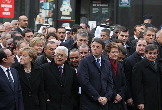 Dünya liderleri teröre karşı Paris'te