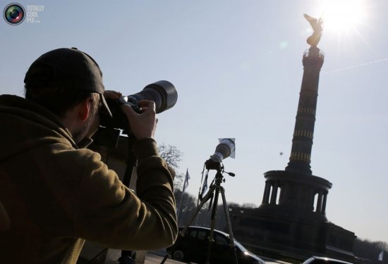 Dünyadan Güneş tutulması manzaraları