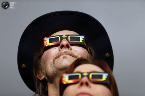 Dünyadan Güneş tutulması manzaraları