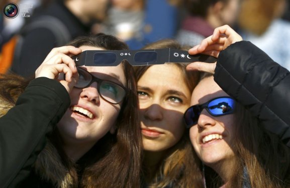 Dünyadan Güneş tutulması manzaraları