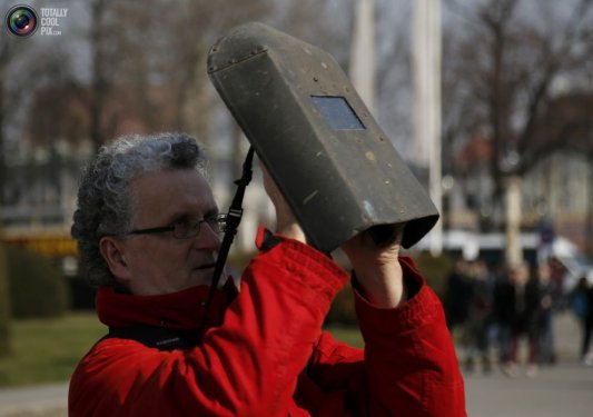 Dünyadan Güneş tutulması manzaraları