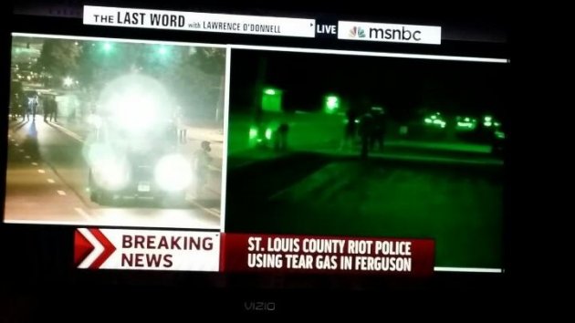 Ferguson'da polis müdahalesi