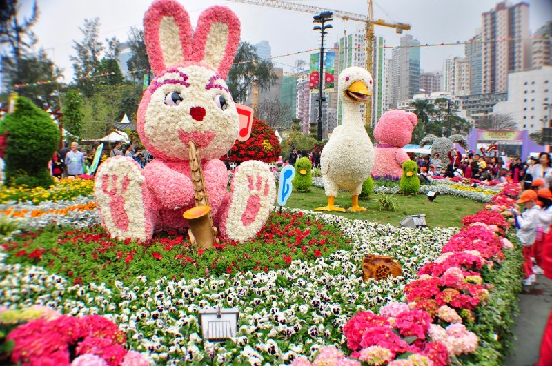 Dünyanın en büyük çiçek bahçesi