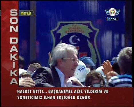 Kare kare Yıldırım'ın tahliye anı