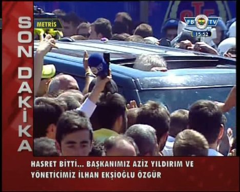 Kare kare Yıldırım'ın tahliye anı