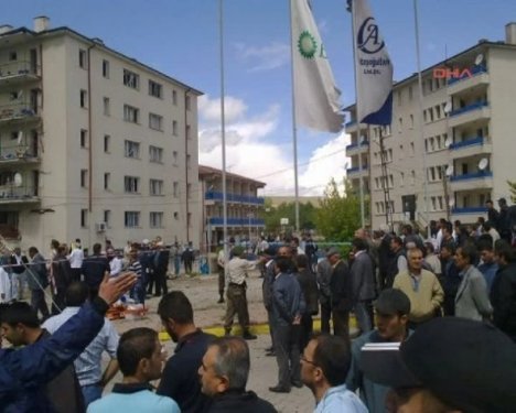 Kayseri'deki patlamadan ilk görüntüler