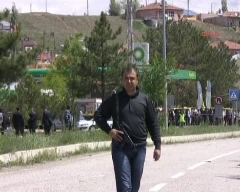 Kayseri'deki patlamadan ilk görüntüler