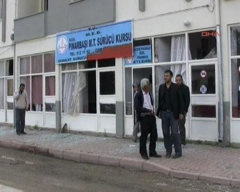 Kayseri'deki patlamadan ilk görüntüler