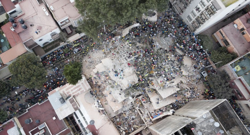 Meksika'daki depremden kareler