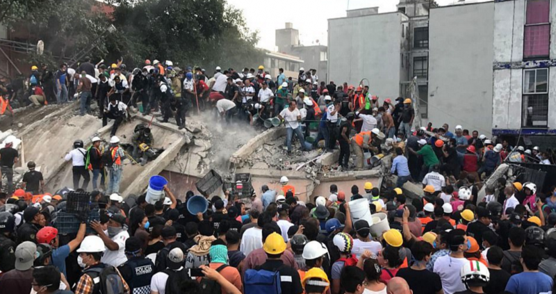 Meksika'daki depremden kareler