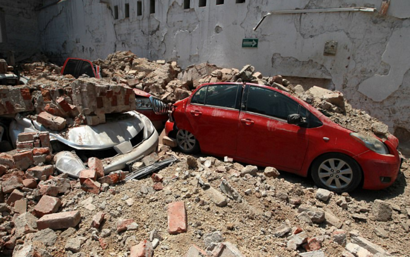 Meksika'daki depremden kareler