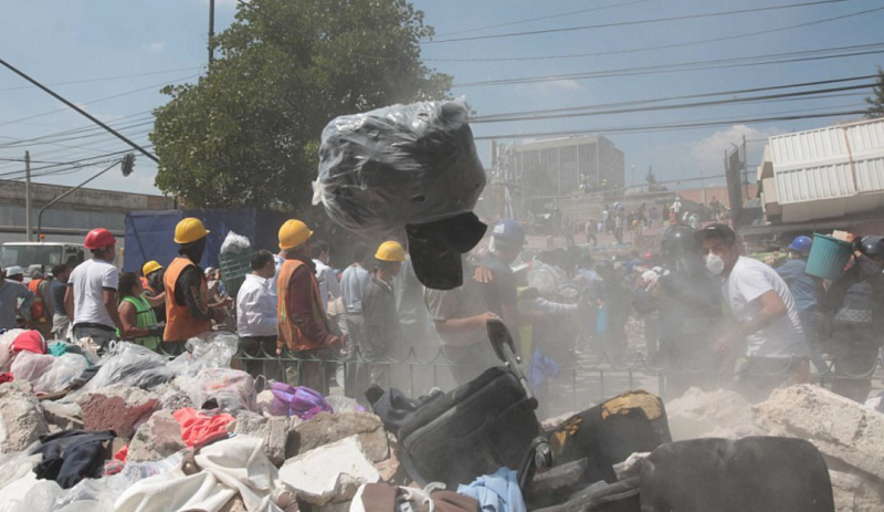 Meksika'daki depremden kareler