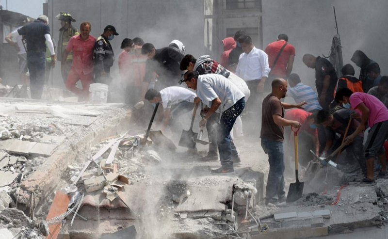 Meksika'daki depremden kareler